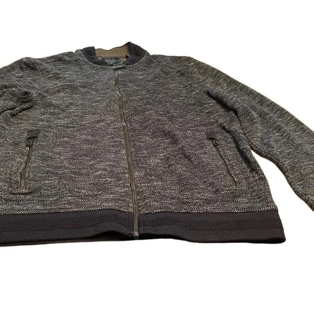 Ted Baker London full zip long sleeve sweater, size 4 (large)